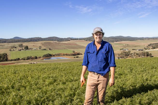 man on farm